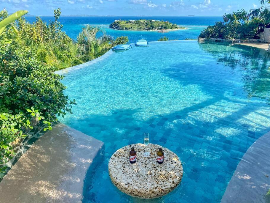 Luxury 7Br Waterfront Villa With Views Of Marina Cay And Scrub Island East End ภายนอก รูปภาพ